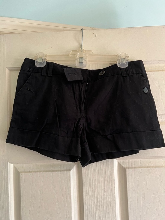 Tracy Evans Limited Pants - Women's Black Fold-Cuff Dress Shorts